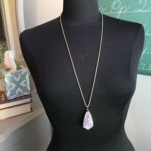 Kendra Scott Purple Pendant Necklace